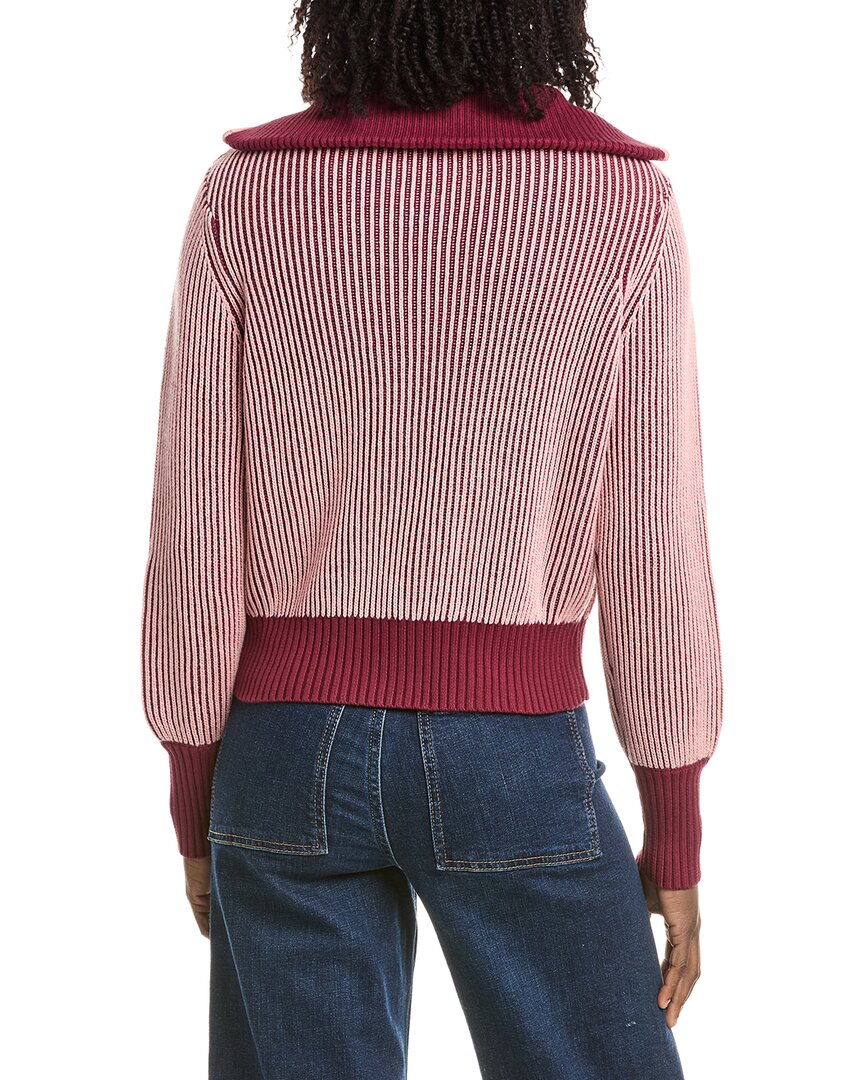&Isla &Isla Verity Plaited Rib 1/4-Zip Sweater