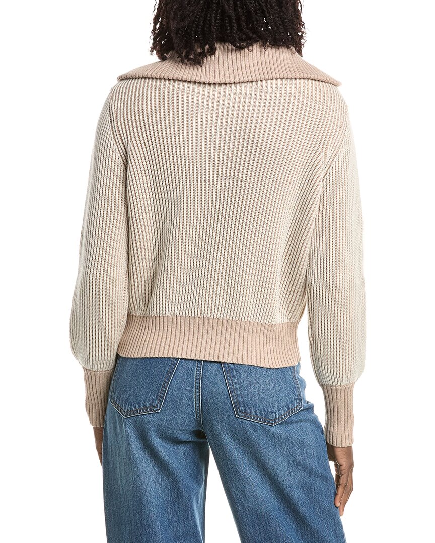 &Isla &Isla Verity Plaited Rib 1/4-Zip Sweater