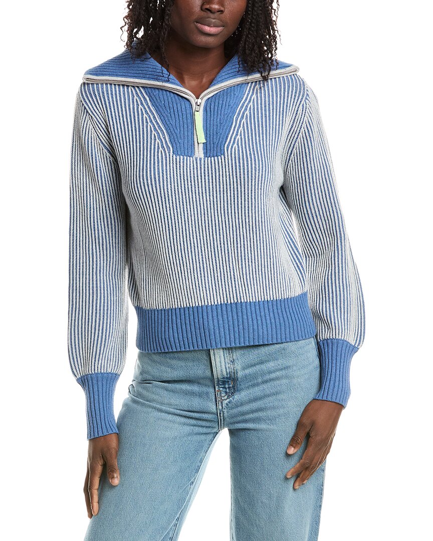 &Isla &Isla Verity Plaited Rib 1/4-Zip Sweater