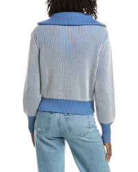 &Isla &Isla Verity Plaited Rib 1/4-Zip Sweater