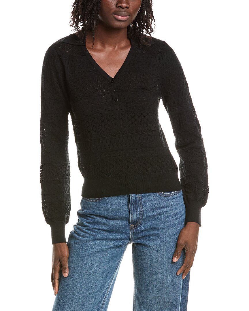 &Isla &Isla Serena Stitch Polo Neck Sweater