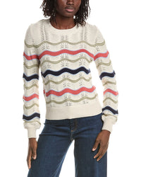 &Isla &Isla Leona Wave Stitch Sweater