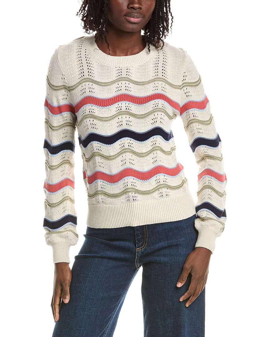 &Isla &Isla Leona Wave Stitch Sweater