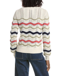&Isla &Isla Leona Wave Stitch Sweater