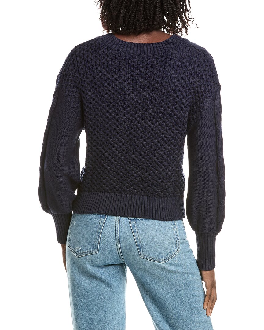&Isla &Isla Anna Cable V-Neck Sweater
