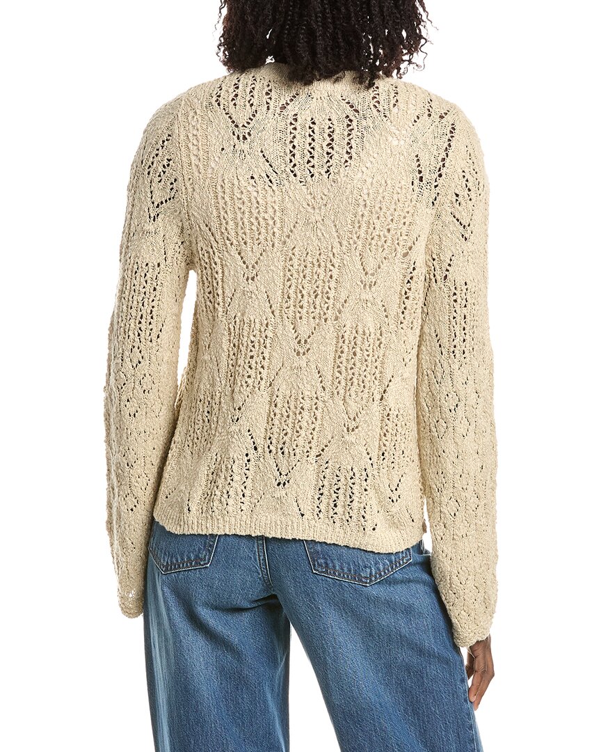 &Isla &Isla Pearl Pointelle Patchwork Cardigan
