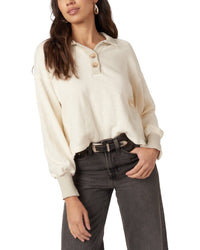 Project Social T Summit Textured Henley Sweatshirt