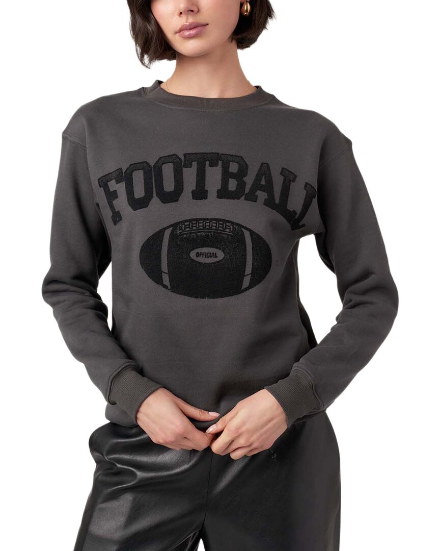 Project Social T Project Social T Flocked Football Washed Black Swe