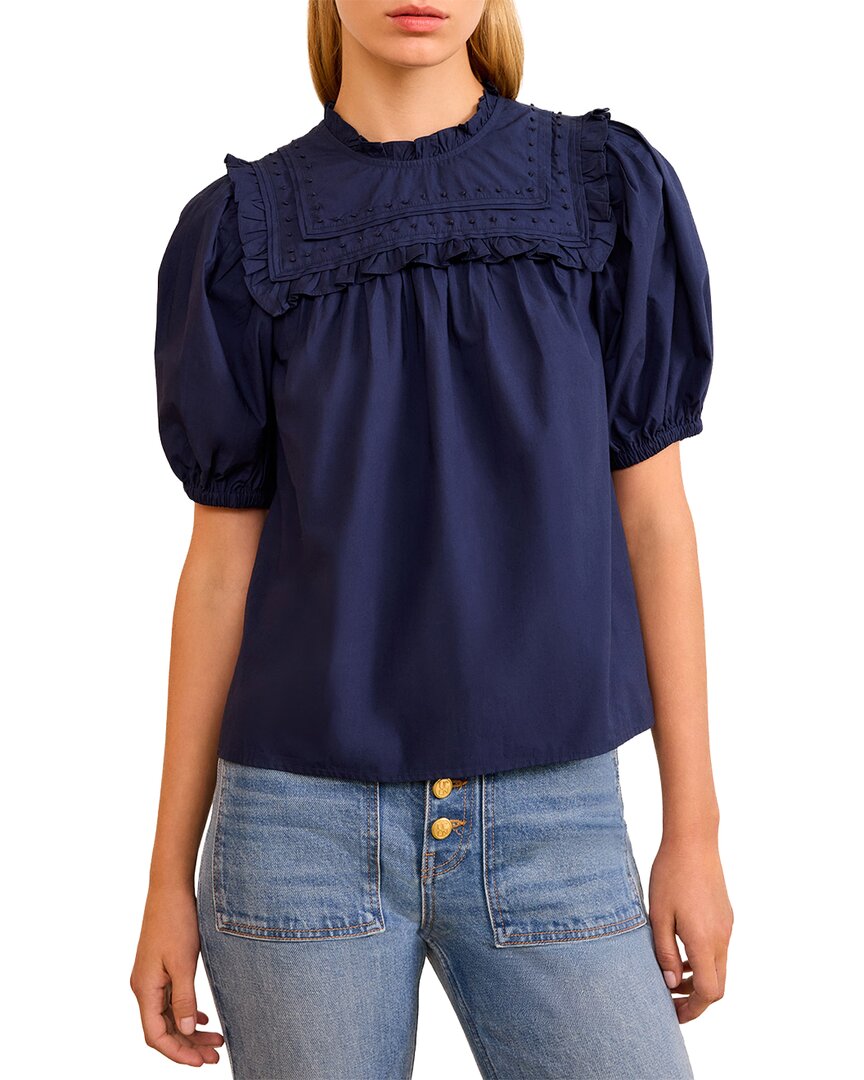 Ulla Johnson Adeline Puff Sleeve Top