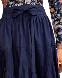 Ulla Johnson Blythe Drop Waist Midi Skirt