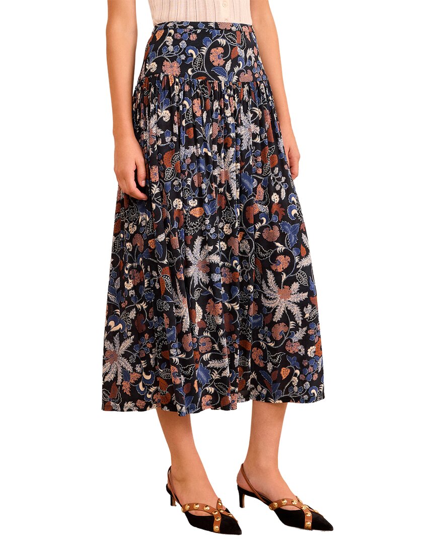 Ulla Johnson Blanche Pull On Midi Skirt