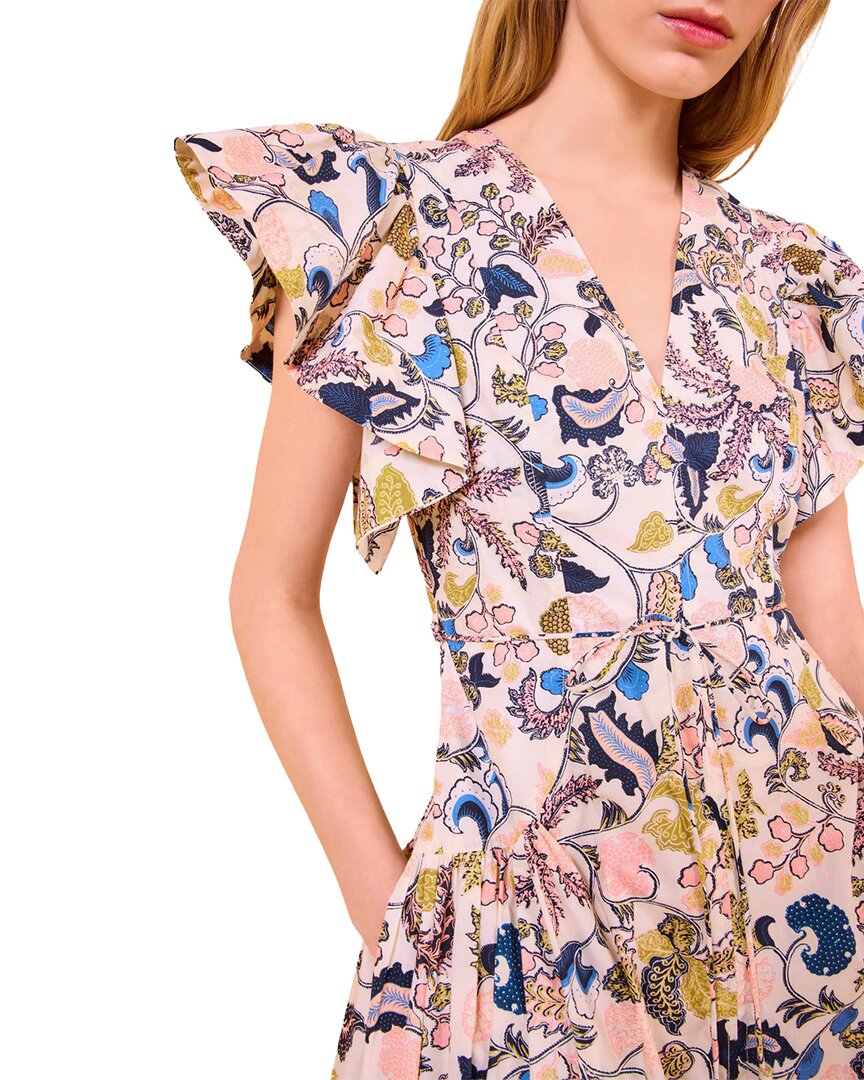 Ulla Johnson Darya Drop Waist Midi Dress