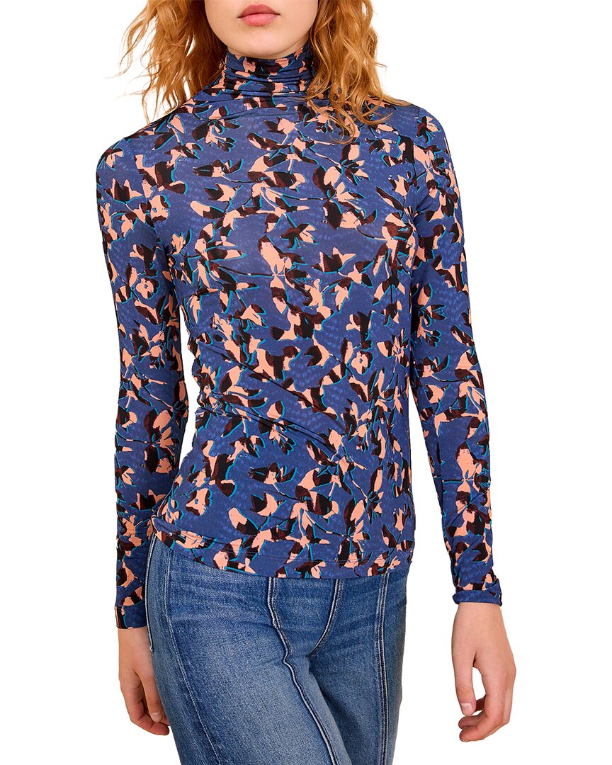 Ulla Johnson Aurelia Jersey Turtleneck Top