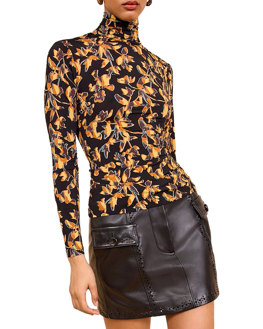 Ulla Johnson Aurelia Jersey Turtleneck Top