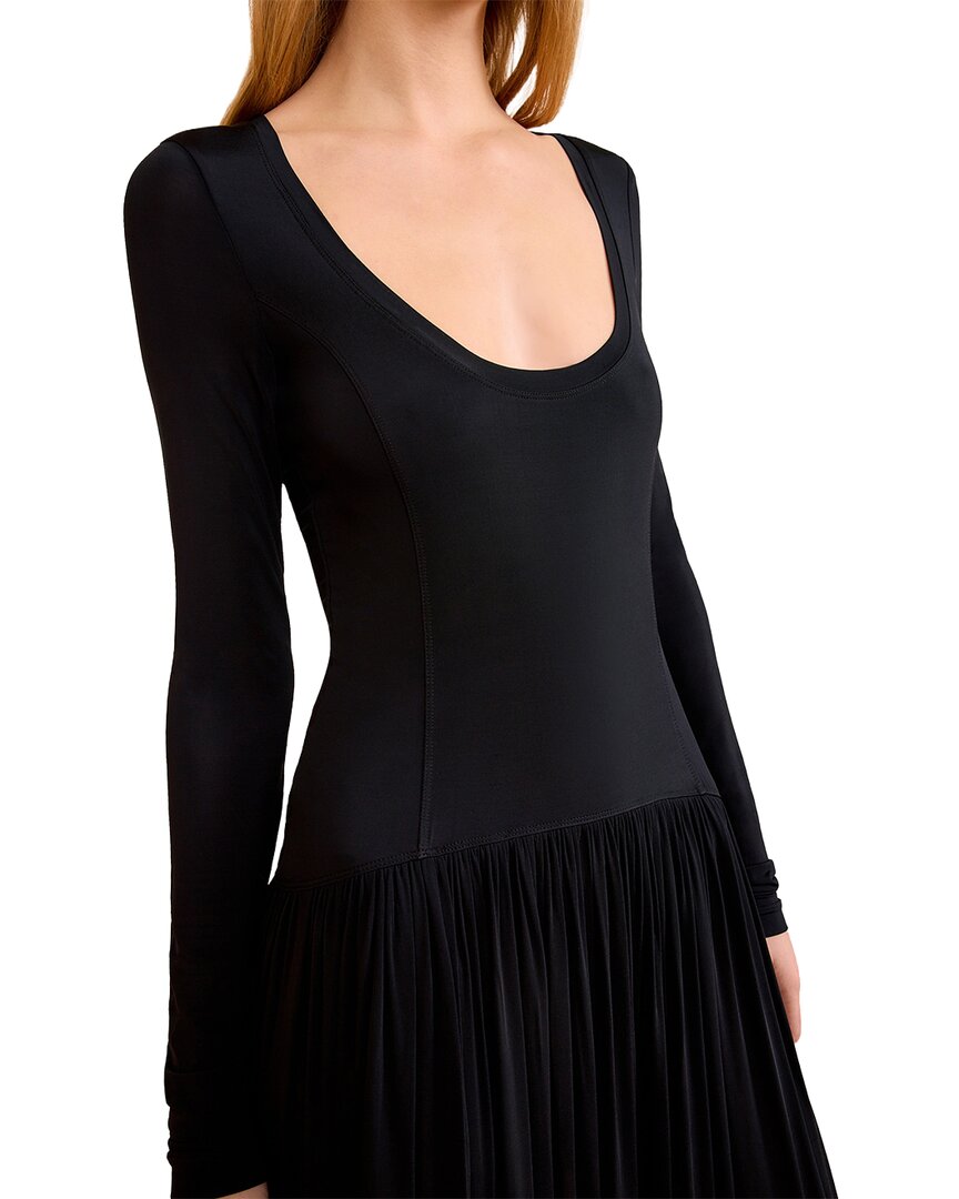 Ulla Johnson Amal Jersey U-Neck Dress