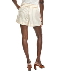 cabi Cabi Voyage Linen-Blend Short