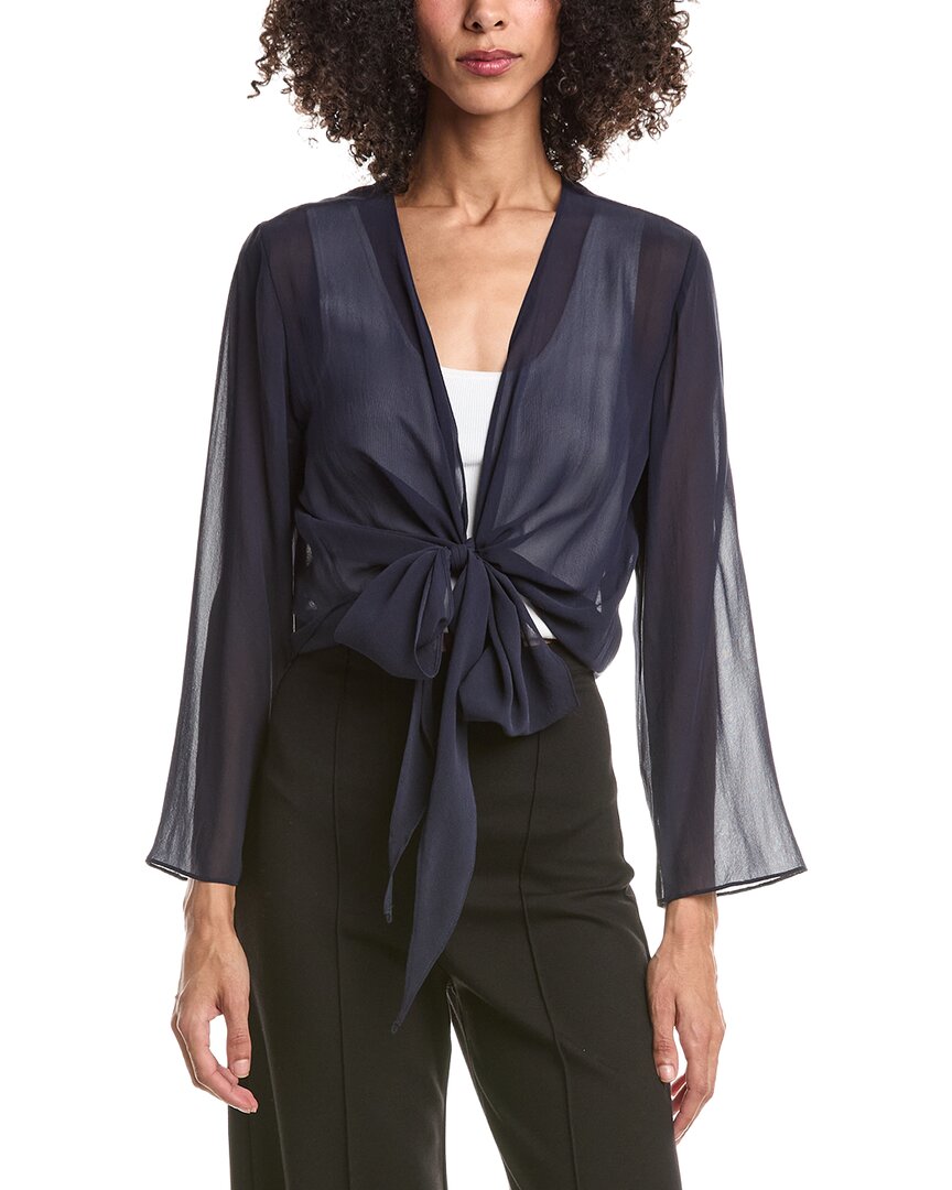 EILEEN FISHER Eileen Fisher Plus Silk Wrap Jacket