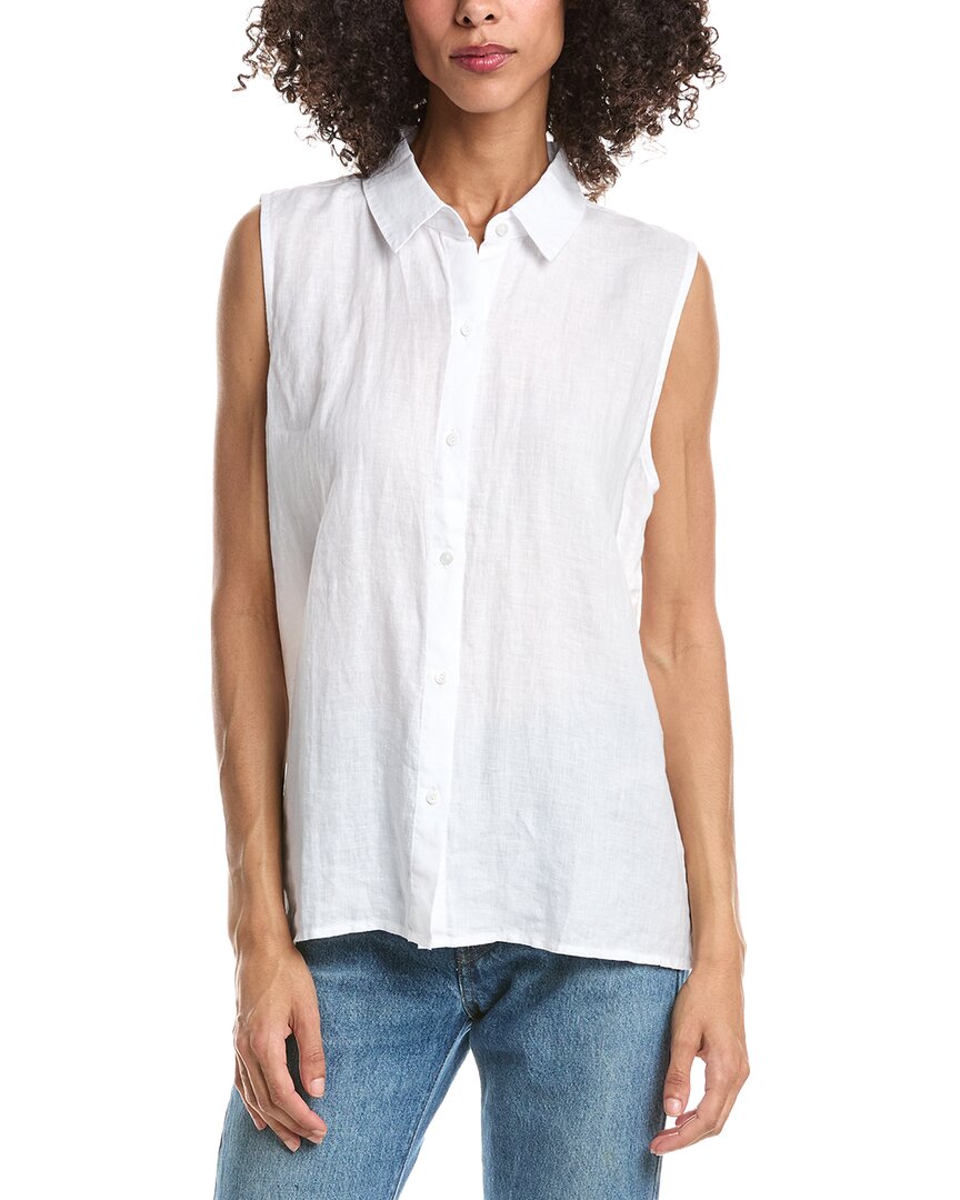 EILEEN FISHER Eileen Fisher Classic Linen Shirt