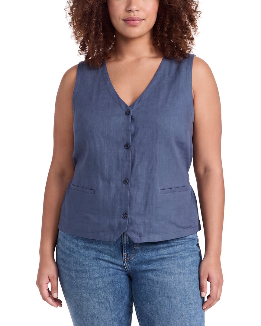 EILEEN FISHER Eileen Fisher V-Neck Linen Vest