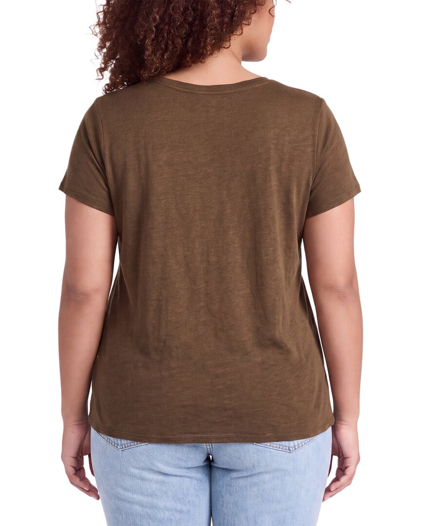 EILEEN FISHER Eileen Fisher Plus Crewneck Linen T-Shirt