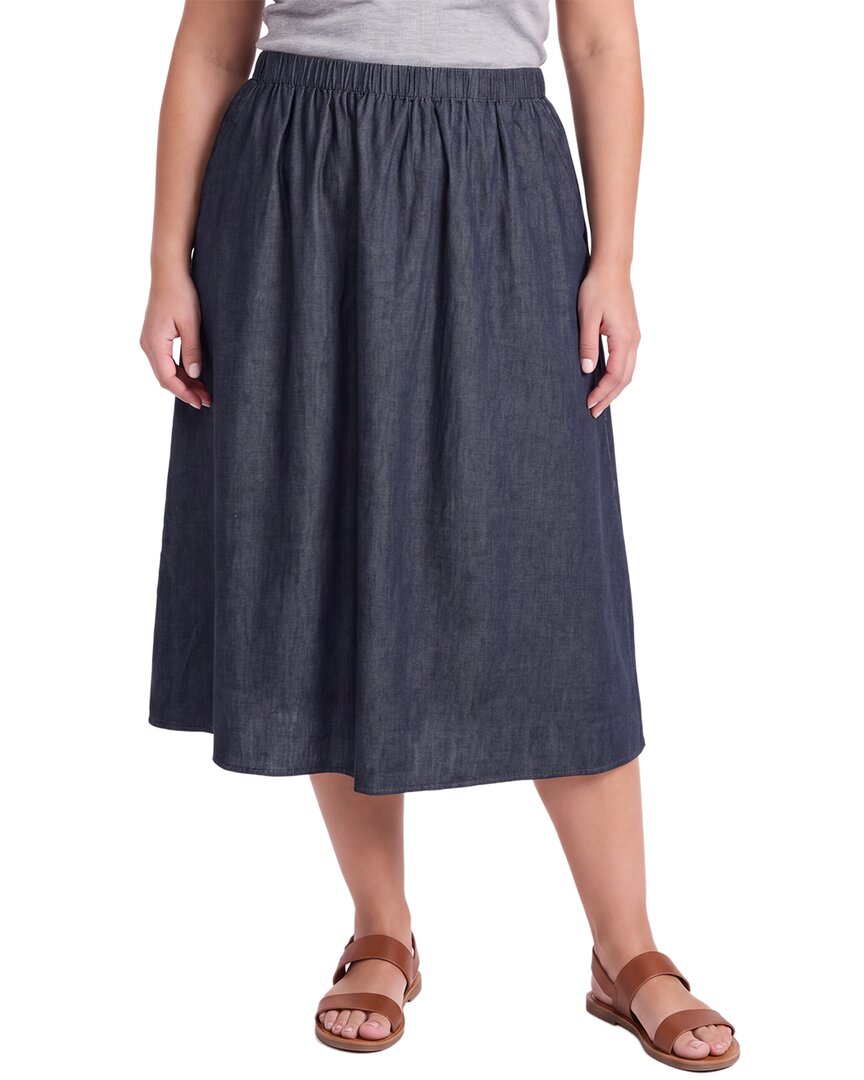 EILEEN FISHER Eileen Fisher Plus Airy Gathered Skirt