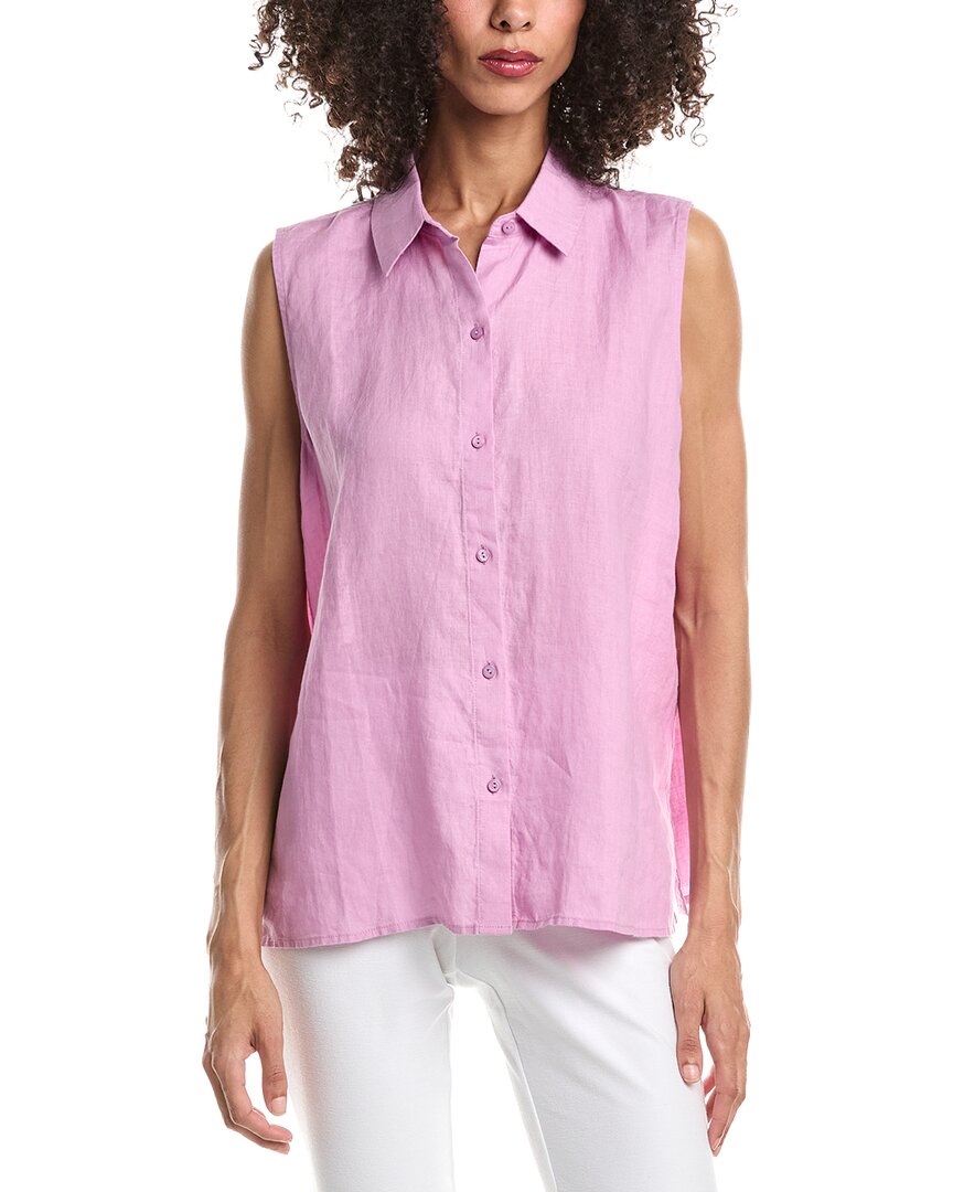 EILEEN FISHER Eileen Fisher Classic Linen Shirt