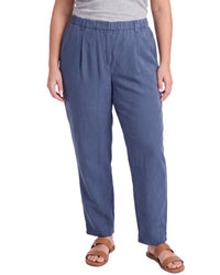 EILEEN FISHER Eileen Fisher Plus Ankle Linen & Silk-Blend Pant