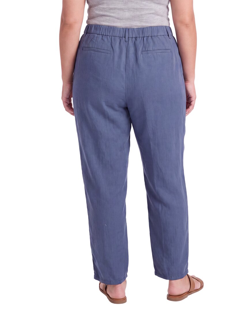 EILEEN FISHER Eileen Fisher Plus Ankle Linen & Silk-Blend Pant