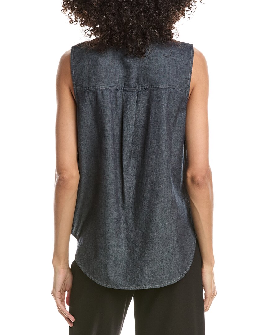 EILEEN FISHER Eileen Fisher Mandarin Collar Shirt
