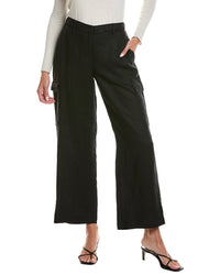 Eileen Fisher Wide Leg Linen Cargo Pant