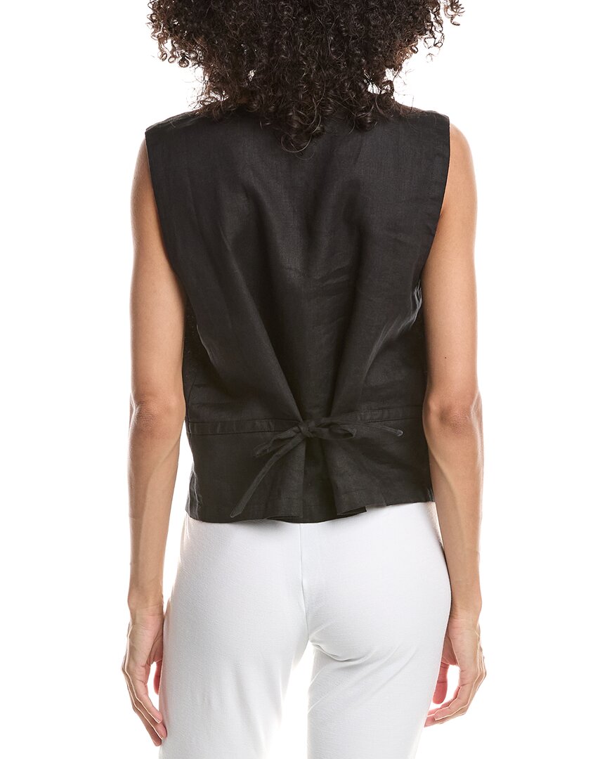 EILEEN FISHER Eileen Fisher V-Neck Linen Vest