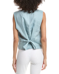 EILEEN FISHER Eileen Fisher V-Neck Linen Vest