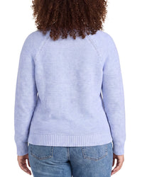 EILEEN FISHER Eileen Fisher Plus Linen-Blend Crewneck Sweater
