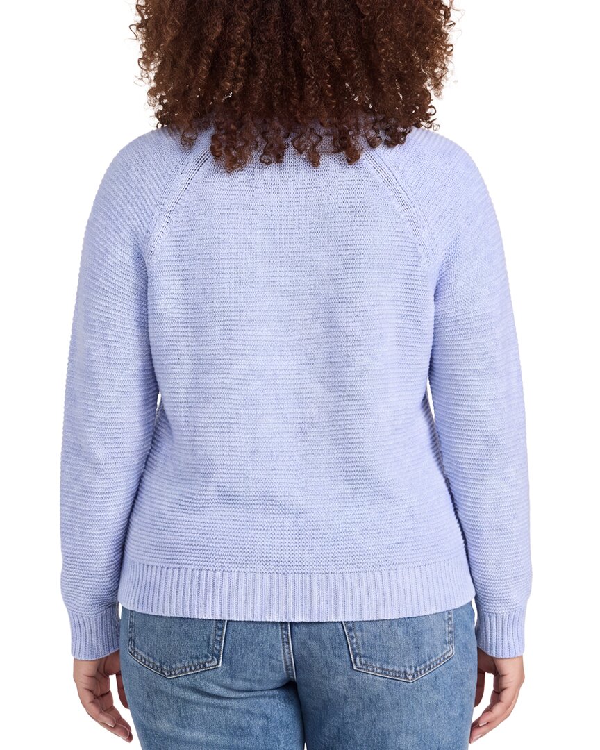 EILEEN FISHER Eileen Fisher Plus Linen-Blend Crewneck Sweater