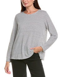 EILEEN FISHER Eileen Fisher Linen Striped Shirt