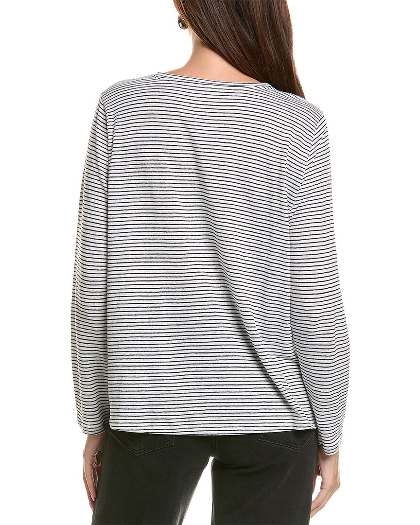 EILEEN FISHER Eileen Fisher Linen Striped Shirt