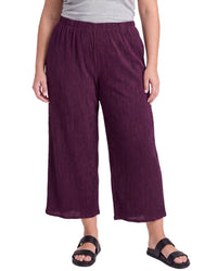 EILEEN FISHER Eileen Fisher Woven Plissé Wide Pant