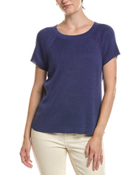 EILEEN FISHER Eileen Fisher Jewel Linen-Blend Sweater
