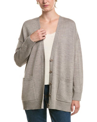EILEEN FISHER Eileen Fisher V-Neck Wool Cardigan