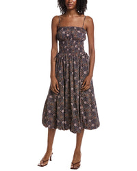 Current/Elliott Current/Elliott Square Neck Midi Dress