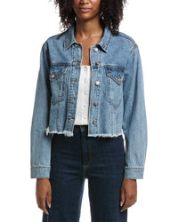 Current/Elliott Current/Elliott Drop Shoulder Cropped Denim Jacket