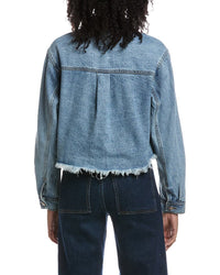 Current/Elliott Current/Elliott Drop Shoulder Cropped Denim Jacket