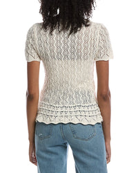 Current/Elliott Current/Elliott Pointelle Knit Pullover Blouse