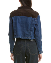 Current/Elliott Current/Elliott Cropped Denim Jacket