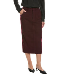 The Normal Brand The Normal Brand Brightside Wool-Blend Mini Skirt