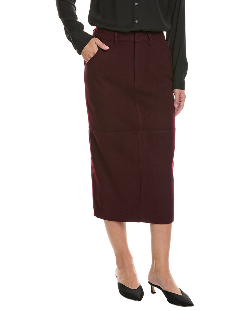 The Normal Brand The Normal Brand Brightside Wool-Blend Mini Skirt