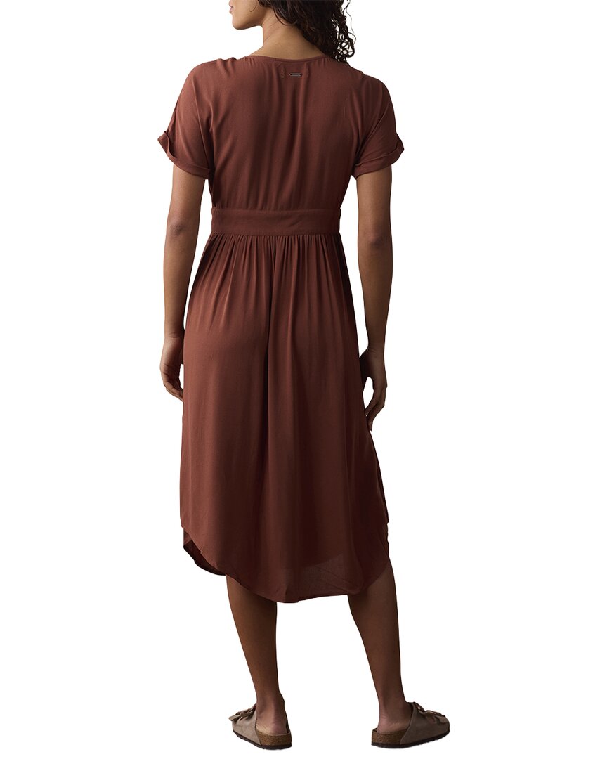 The Normal Brand The Normal Brand Deep V Button-Thru Dress