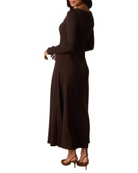 The Normal Brand The Normal Brand Normal Rib Ls Midi Dress