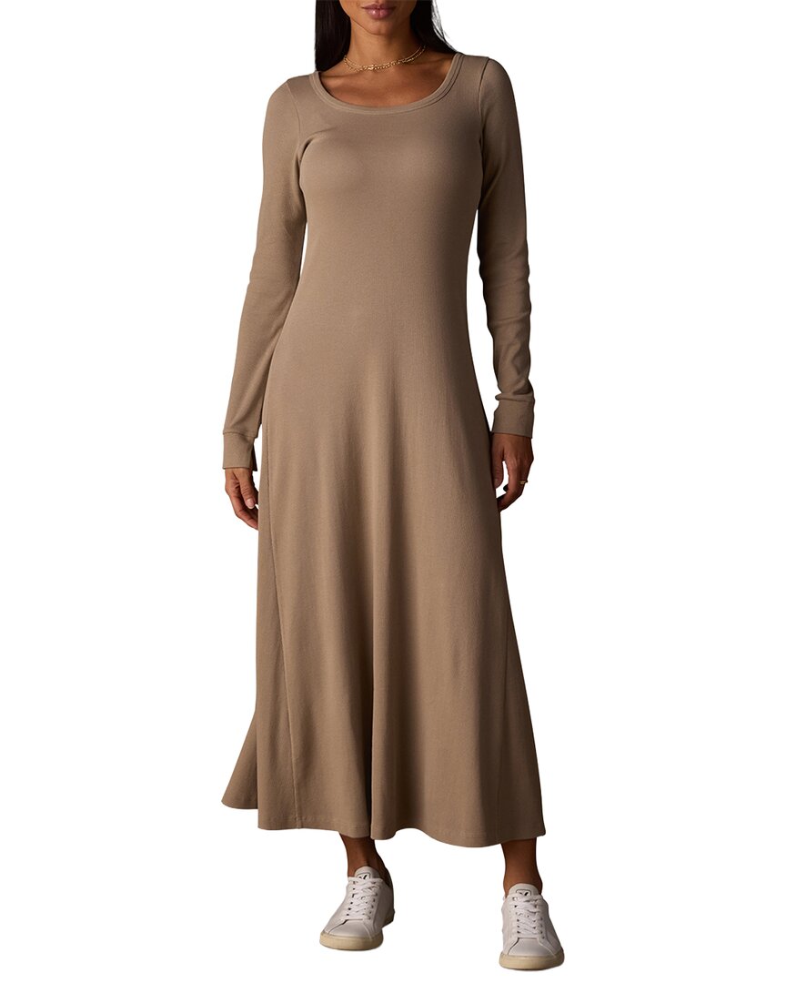 The Normal Brand The Normal Brand Normal Rib Ls Midi Dress