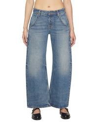Eb Denim Enzo Cropped Mid Rise Barrel Jean